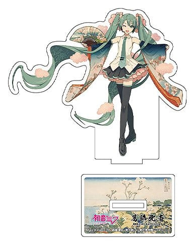 Hatsune Miku x Katsushika Hokusai iXima Die-Cut Acrylic Stand Shinagawa Gotenyama on the Tokaido 10
