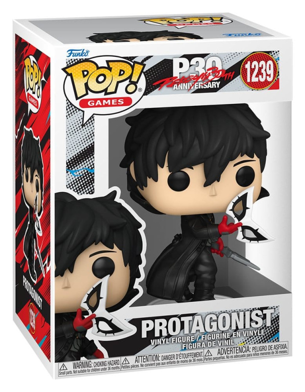 Persona 5 POP! Games Vinyl Figure Protagonist (Ren) 9 cm 1
