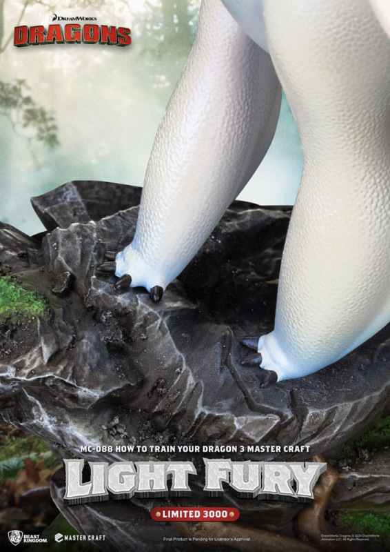 How To Train Your Dragon 3 Master Craft Statue Light Fury 29 cm 8