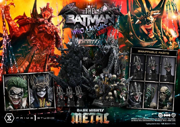 DC Comics Museum Masterline Statue 1/3 Dark Nights: Death Metal The Batman Who Laughs & Robin King D 10