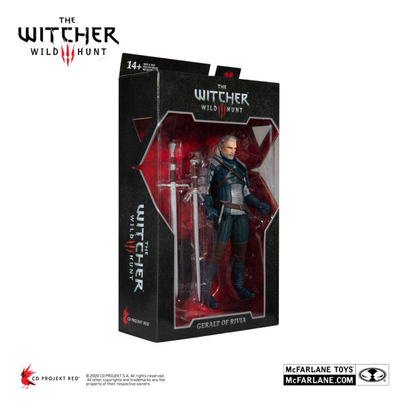 The Witcher Action Figure Geralt of Rivia (Viper Armor: Teal Dye) 18 cm 8