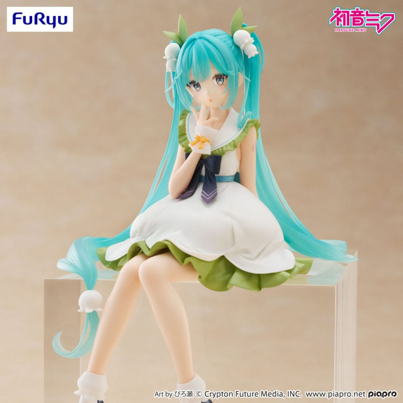 Hatsune Miku Noodle Stopper PVC Statue Flower Fairy Lily of the Valley 14 cm 7