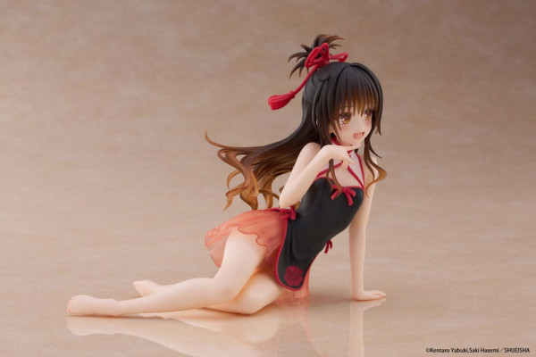 To Love-Ru Darkness PVC Statue Desktop Cute Figure Mikan Yuki Chinese Dress Ver. 13 cm 4