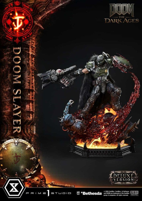 DOOM: The Dark Ages Ultimate Premium Masterline Series Statue 1/4 DOOM Slayer Deluxe Version 77 cm 8