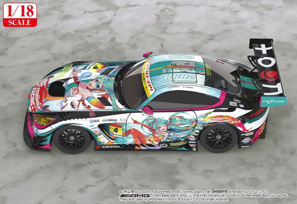 Hatsune Miku GT Project Vehicle 1/18 Good Smile Hatsune Miku AMG 2016 SUPER GT Ver. 26 cm 3
