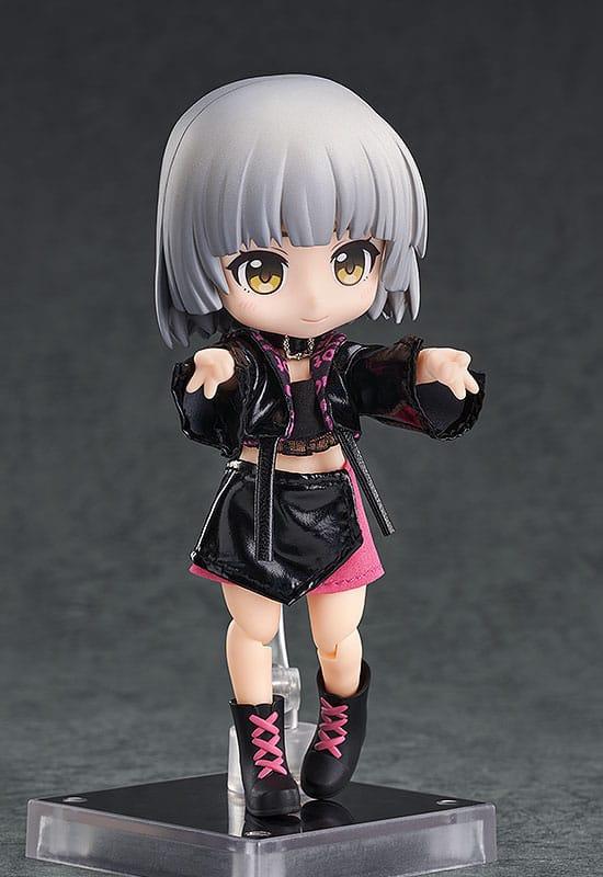 Original Character Accessories for Nendoroid Doll Figures Outfit Set: Idol Outfit - Girl (Rose Red)