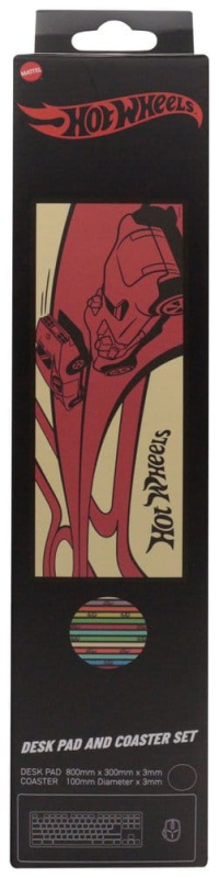 Hot Wheels Desk Pad & Coaster Set 10