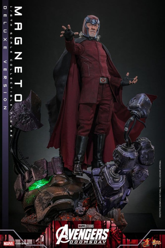 Avengers: Doomsday Movie Masterpiece Action Figure 1/6 Magneto (Deluxe Version) 30 cm 3