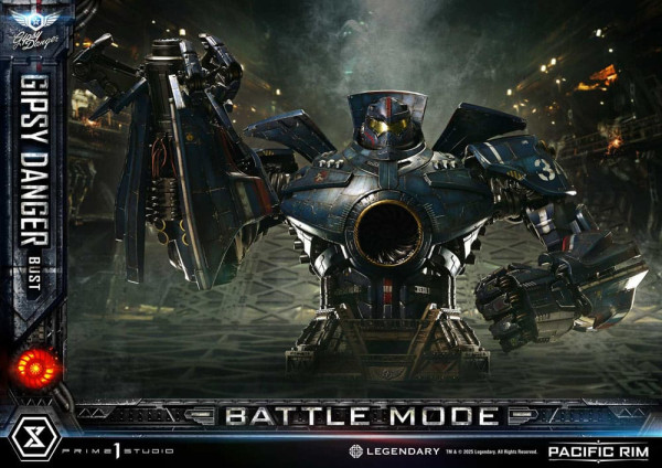 Pacific Rim Life Size Bust 1/1 Gipsy Danger Battle Mode 75 cm 13
