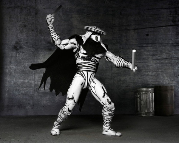 Teenage Mutant Ninja Turtles Action Figure Foot Assassin Black and White 18 cm 5