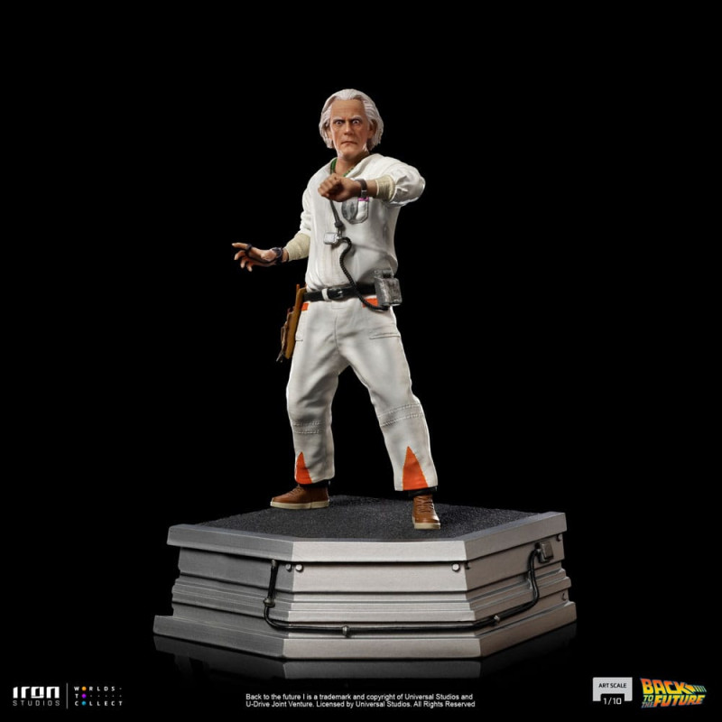 Back to the Future Art Scale Statue 1/10 Doc Brown 22 cm 1