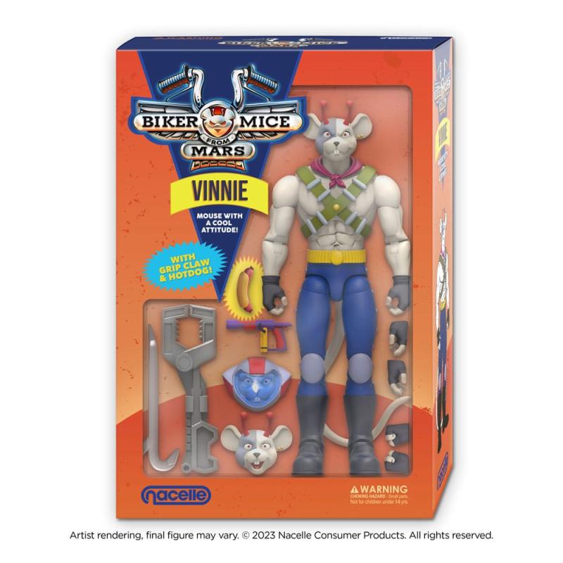 Biker Mice From Mars Action Figure Vinnie 17 cm