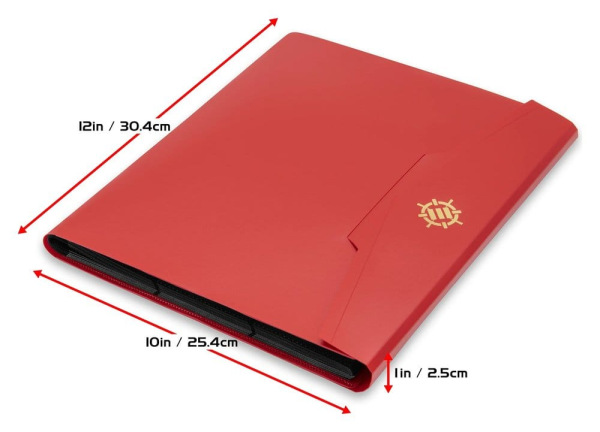 Enhance Binder 9 Pocket Card Binder Red 30 x 25 x 3 cm 1