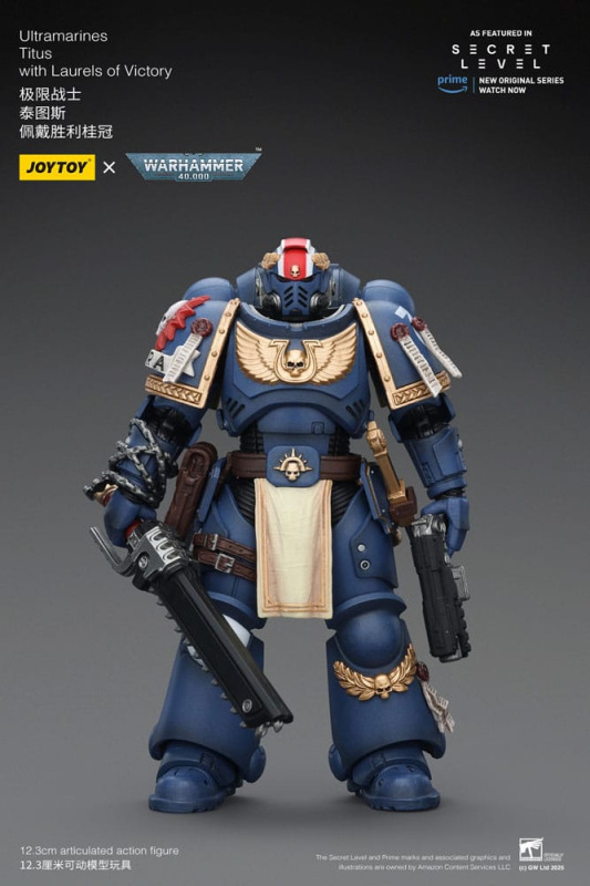 Warhammer 40,000 Action Figure Ultramarines Titus with Laurels of Victory 13 cm 4