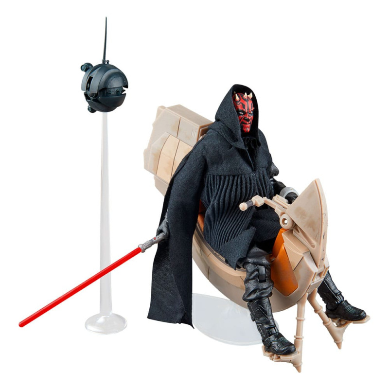 Star Wars Episode I Black Series Vehicle with Action Figure Darth Maul & Sith Speeder 25th Anniversa 7