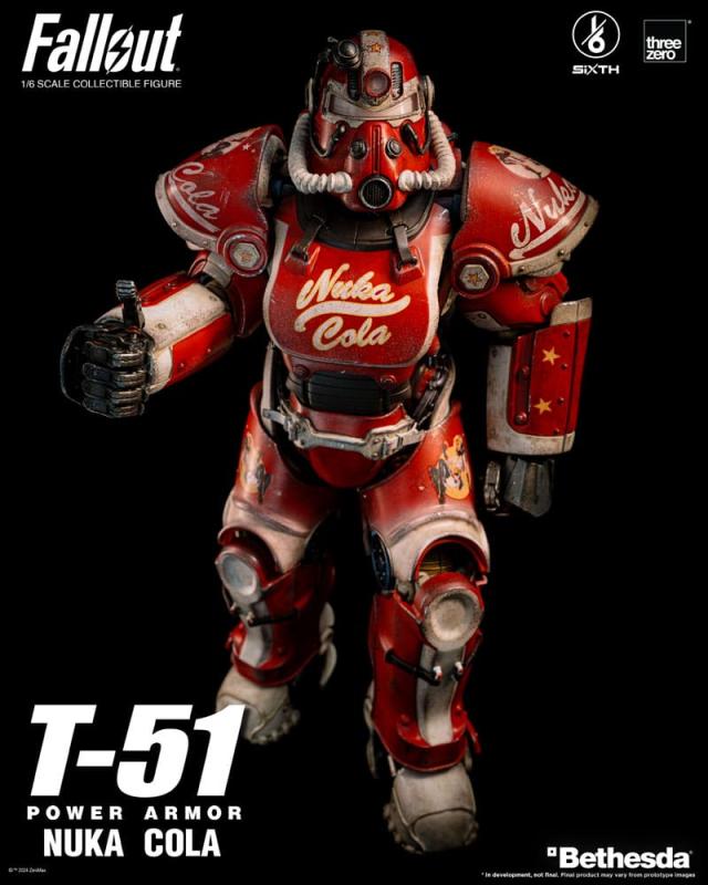 Fallout Action Figure 1/6 T-51 Nuka Cola Power Armor 37 cm 11