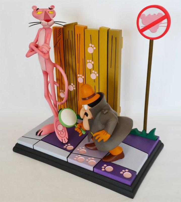 The Pink Panther: Pink Panther & The Inspector 41 cm Statue - Hollywood Collectibles Group