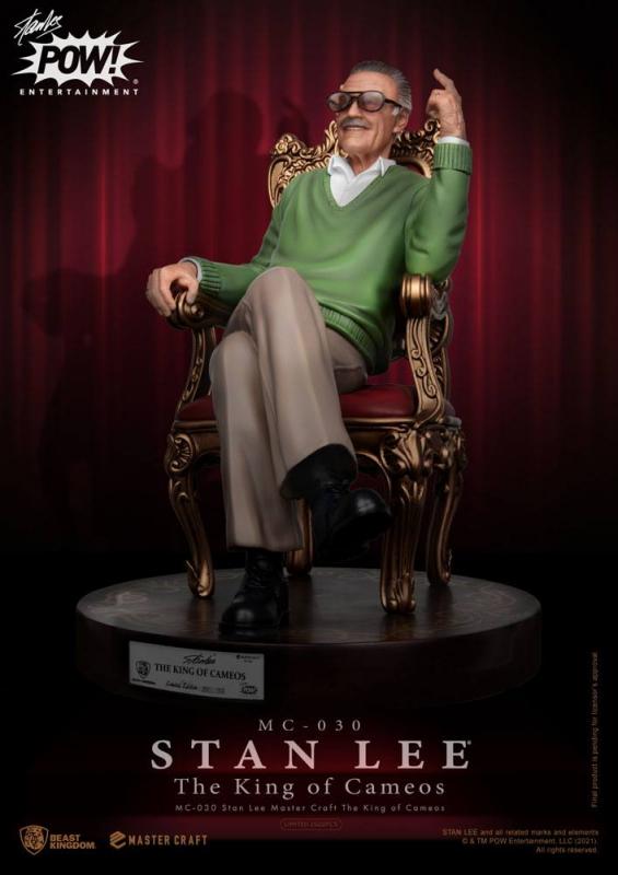 Stan Lee: The King of Cameos 33 cm Master Craft Statue - Beast Kingdom Toys