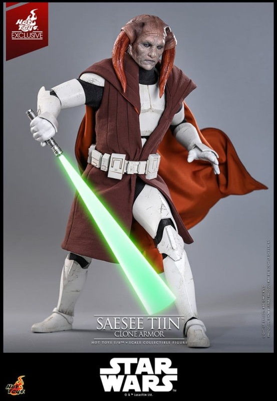 Star Wars: The Clone Wars Television Masterpiece Action Figure 1/6 Saesee Tiin (Clone Armor) (Hot To 4