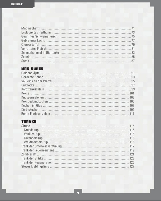Minecraft Cookbook *German Version* 2