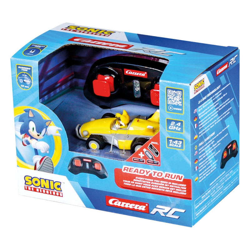 Sonic the Hedgehog RC remote-controlled Car 1/43 2.4GHz Mini Tails 14