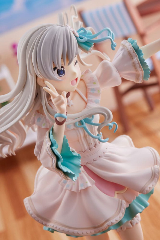 Idolmaster Cinderella Girls PVC Statue 1/7 Hayate HIsakawa [O-Ku-Ri-Mo-No Sunday ! ]+ 21 cm 7