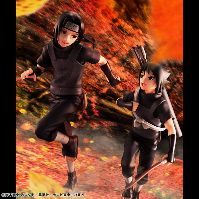 Naruto Shippuden G.E.M. Series PVC Figures 2-Pack Itachi Uchiha & Sasuke (Repeat) 1