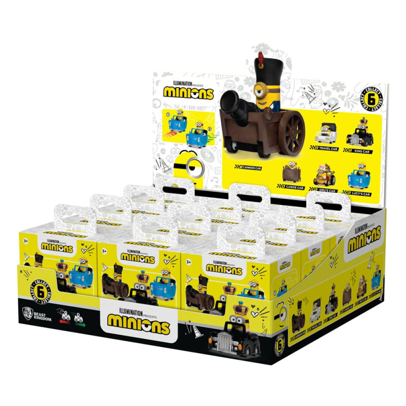 Minions Zoom Hero Pullback Vehicles with Figures Blind Box Assortment (12) 3