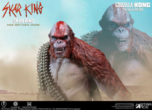 Godzilla vs. Kong: The New Empire Soft Vinyl Statue Skar King Unleash the Titan 30 cm 4