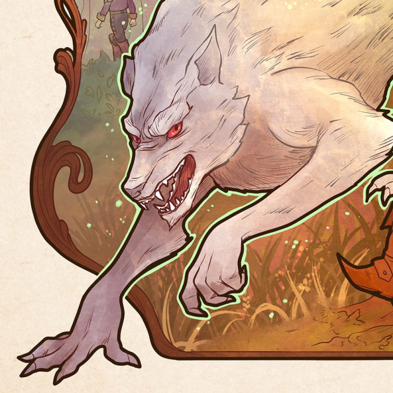 Critical Role Art Print Travis Willingham: 10th Anniversary Art Nouveau Illustrations 46 x 28 cm - u 3