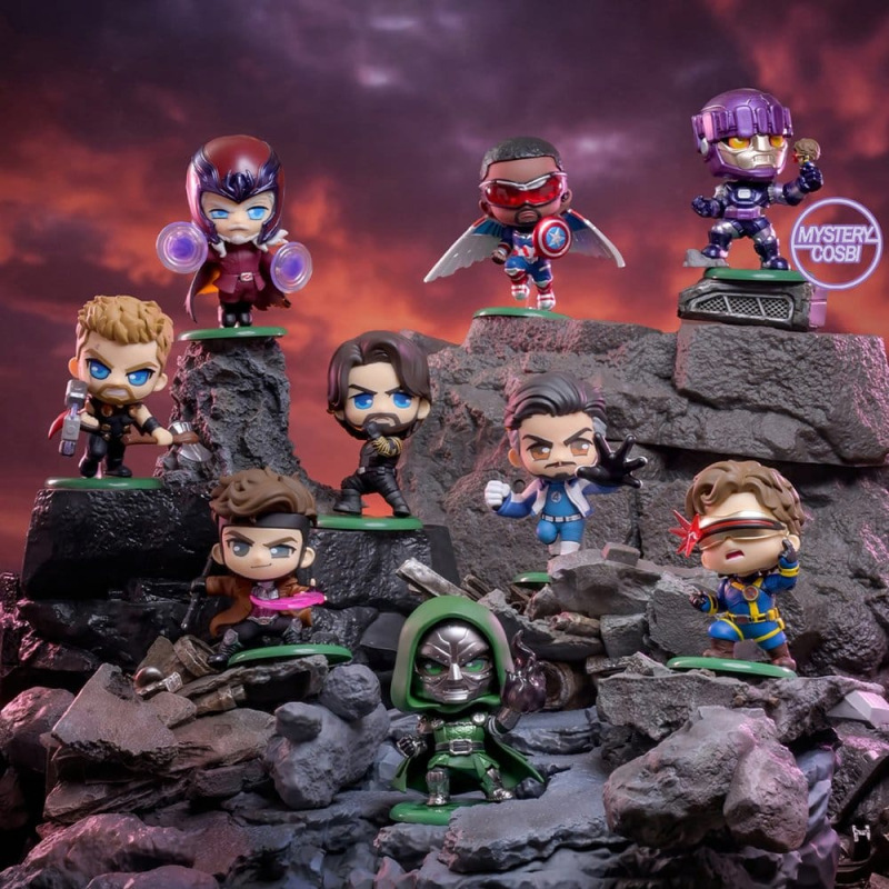 Marvel Cosbi Minifigures 11 cm Avengers: Doomsday Blind Box Display (8) 1
