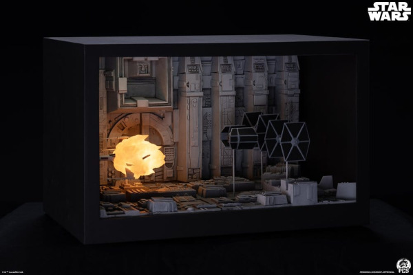 Star Wars Movie Moments Mini Scale Diorama Trench Run 23 cm 14