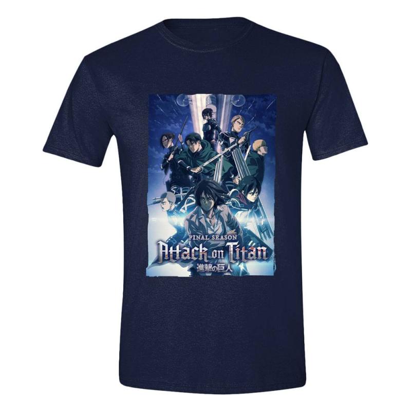 Attack On Titan T-Shirt Season Poster Size L