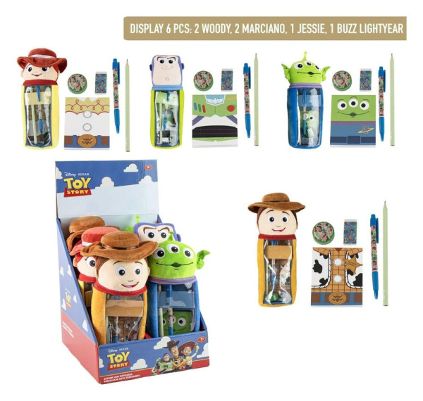 Disney Plush Pencil Case with Accessories Toy Story Display (6)