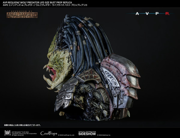 Wolf Predator Life-Size Bust - CoolProps 4