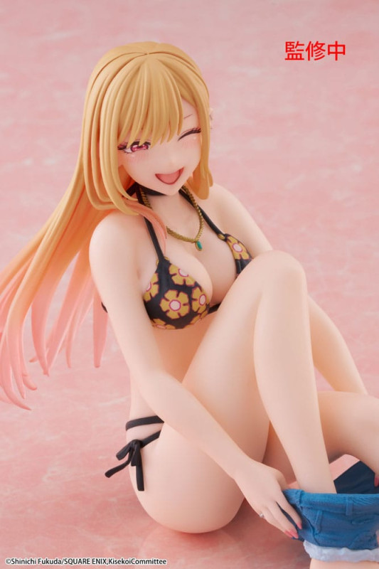My Dress-Up Darling PVC Statue Desktop Cute Figure Marin Kitagawa Measured Swimsuit Ver. 13 cm 7