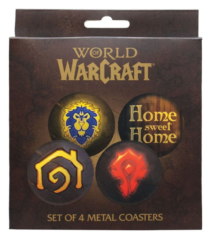 World of Warcraft Coaster 4-Pack Printed Metal 7