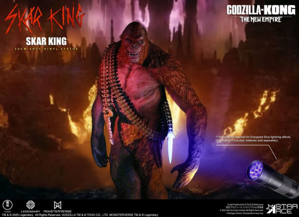 Godzilla vs. Kong: The New Empire Soft Vinyl Statue Skar King Unleash the Titan 30 cm 8