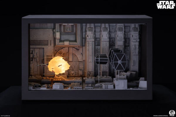 Star Wars Movie Moments Mini Scale Diorama Trench Run 23 cm 1
