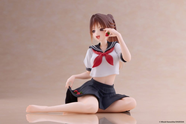 Strawberry 100% Desktop Cute PVC Figure Satsuki Kitaoji (School uniform Ver.) 18 cm 9