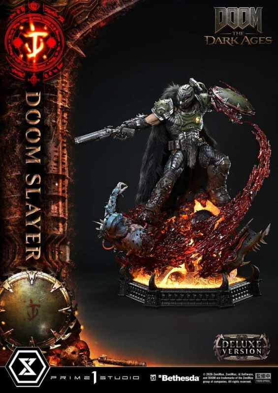 DOOM: The Dark Ages Ultimate Premium Masterline Series Statue 1/4 DOOM Slayer Deluxe Version 77 cm 6