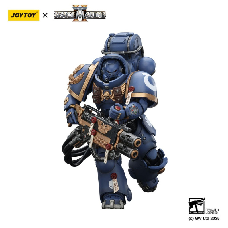 Warhammer 40,000: Space Marine 2 Action Figure Ultramarines Heavy Artificer Armor with Relic Multi-M 8