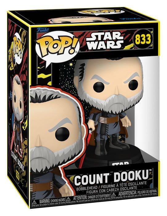 Star Wars: May the Fourth POP! Nooks Vinyl Figure Count Dooku (Retro) 9 cm 1