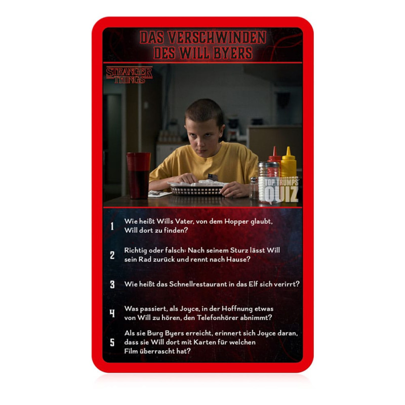 Stranger Things Card Game Top Trumps Quiz *German Version* 2