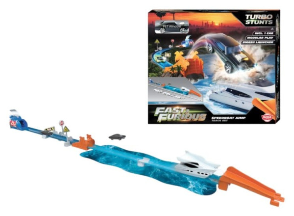 Fast & Furious Playset Speedboat Jump 11 cm