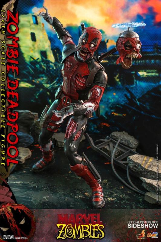 Marvel Zombies Comic Masterpiece Action Figure 1/6 Zombie Deadpool 31 cm