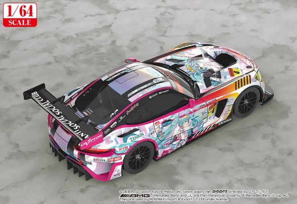 Hatsune Miku GT Project Vehicle 1/64 Hatsune Miku AMG 2021 SUPER GT Round 5 Ver. 7 cm 2