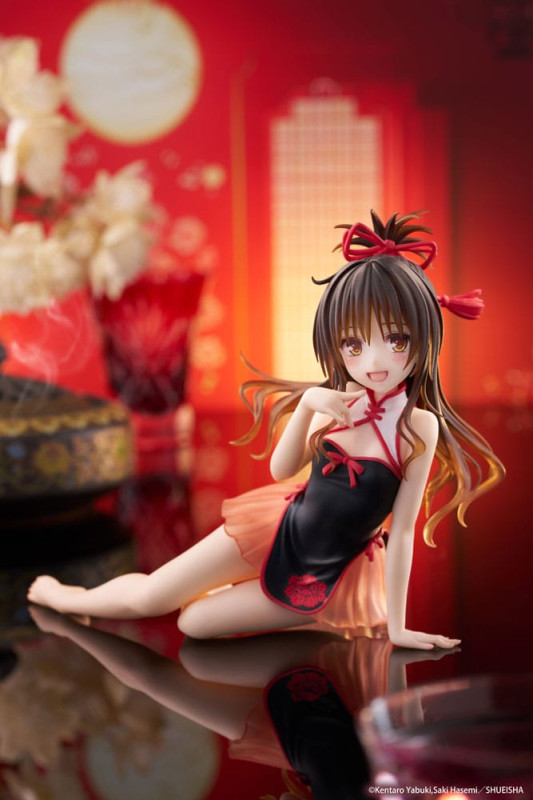 To Love-Ru Darkness PVC Statue Desktop Cute Figure Mikan Yuki Chinese Dress Ver. 13 cm 9