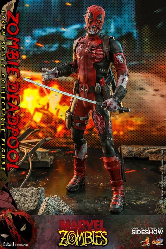 Marvel Zombies Comic Masterpiece Action Figure 1/6 Zombie Deadpool 31 cm