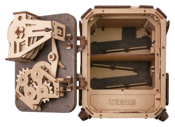 Ugears 3D Wooden Model Kit Safe Too 17 cm 9